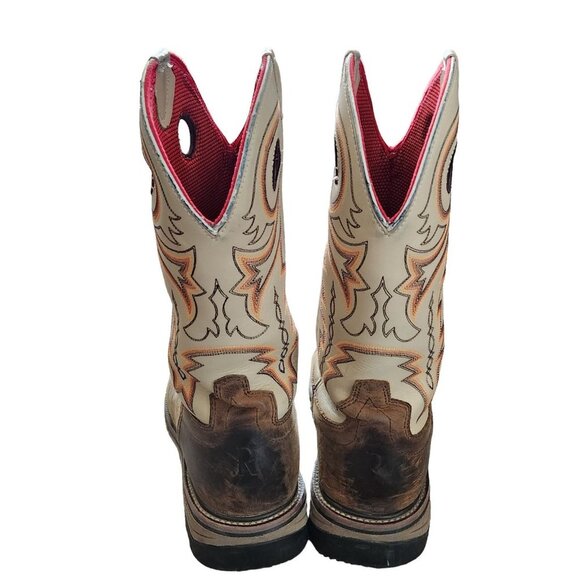 R. Watson Western Boots Men's 12 EE Chesnut Cowbody Work Buffalo RW1011 - Picture 6 of 15